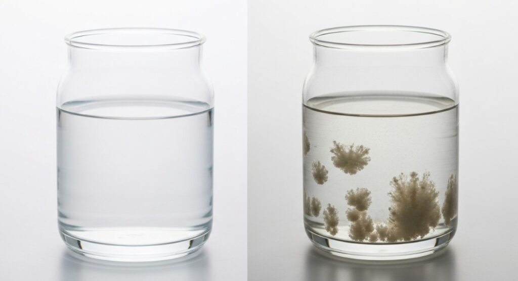 Comparaison entre eau douce et eau calcaire pour comprendre l'allergie au calcaire